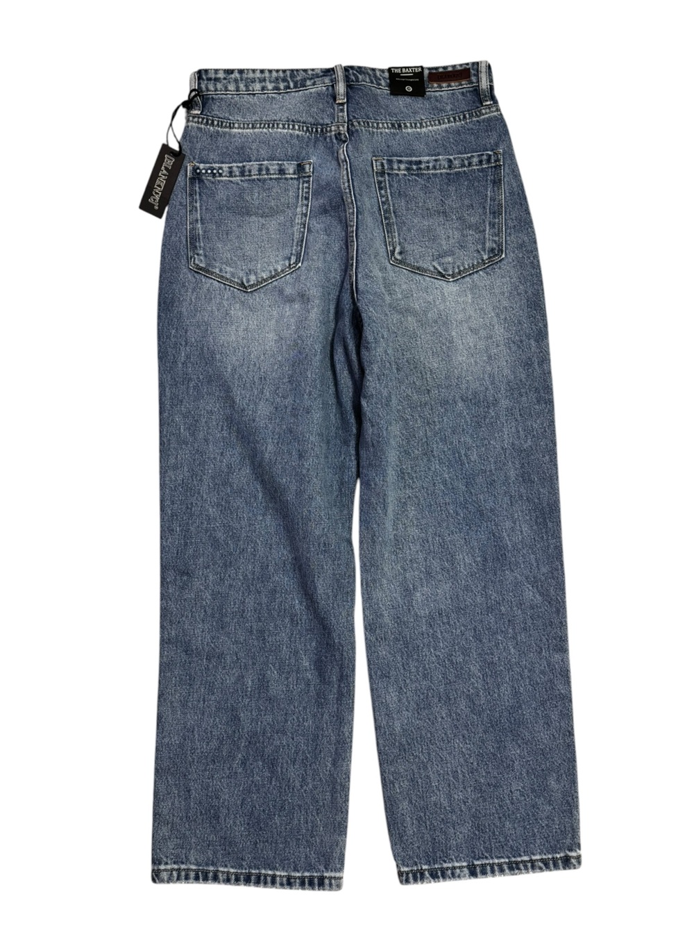 BLANK NYC The Baxter Ribcage Straight Leg Jean 26 Medium Wash $98 Retail NWT - Picture 4 of 11